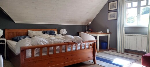 Druhá ložnice po dokončení malířských prací