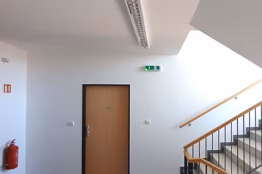 Výmalba chodby u schodiště SVJ Zlín Zelinova